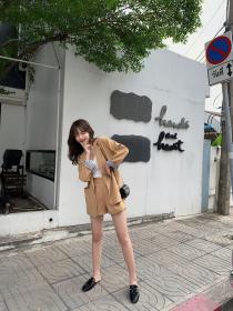 Outlet Korean style business suit 2pcs set for women