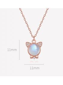 Outlet Korean fashion silver clavicle necklace for women