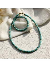 Outlet Fashion urquoise beads necklace national style accessories for women