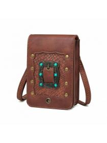 Outlet Fashion style Rivet travel messenger bag chain shoulder bag