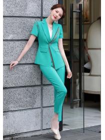 Outlet Fashion style Temperament business suit grace suit pants a set