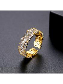 Outlet Temperament opening simple European fashion ring for women
