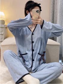 Lastest fashion  pajamas Soft homewear a set for women