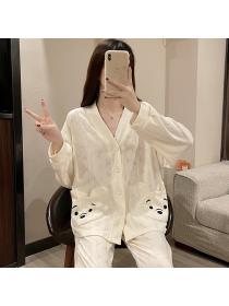 Outlet Casual Fashion homewear spring pajamas a set for women