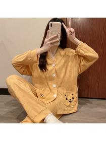 Outlet Casual Fashion homewear spring pajamas a set for women
