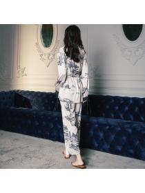 Outlet Fashion Casual pajamas 3pcs set for women