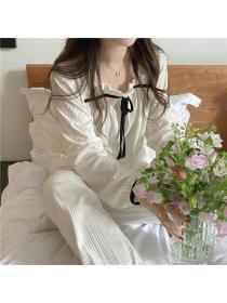Outlet Fashion White Nightsuits pajamas a set