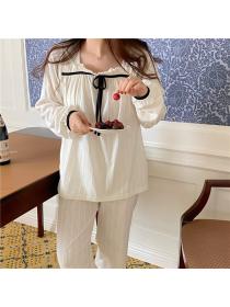 Outlet Fashion White Nightsuits pajamas a set