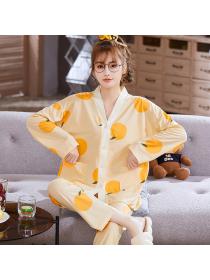 Outlet Long sleeve pajamas 2pcs set for women