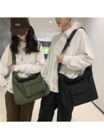 Outlet Student couples messenger bag simple large capacity schoolbag