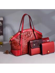 Outlet Large capacity fashion handbag 3pcs set for women