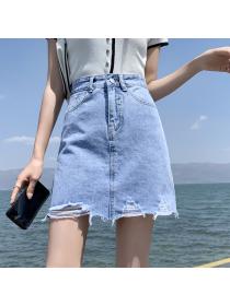 Summer fashion spring skirt Hip-full Ripper short skirt for women