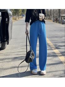 Outlet Loose wide leg spring Casual pants