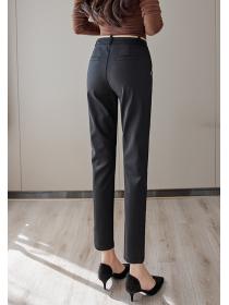 Outlet Black spring profession Suit pants for women