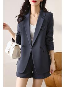 Elegant style spring and summer business suit 2pcs set
