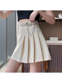 Spring new A-line skirt Korean fashion short skirt