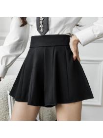 Spring matching high-waisted shorts skirt A-line loose umbrella skirt for women