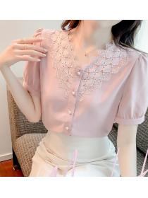 On Sale Lace Matching Loose Sweet Blouse 