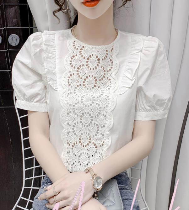 Summer Style Hollow Out Sweet Fresh Top