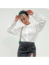 Outlet New style chiffon shirt top matching Blouse