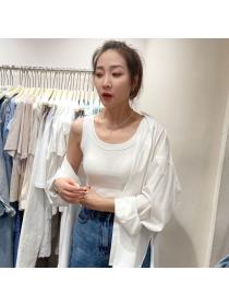 Outlet New fashion bottoming sleeveless top