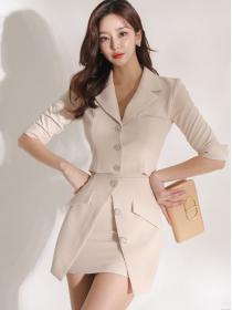 Temperament  fashion professional package hip skirt suit