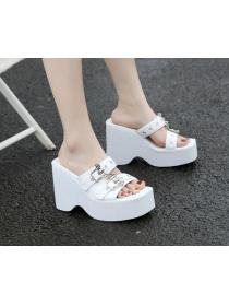 Wedge Platform High Heel Fashion Slippers