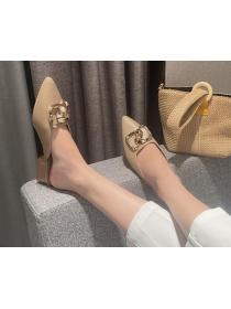 Outlet New fashion temperament high-heeled slippers