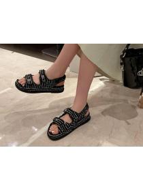 Outlet Fashion style Velcro sandals