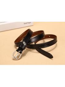 On sale women's Korean fashion leather belt thin belt
