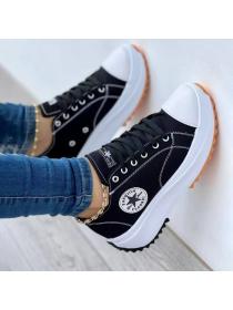 Women's  breathable high-top casual Canvas shoes