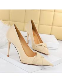 Korean fashion elegant banquet Pointed high heels