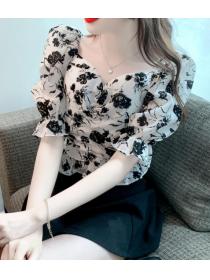 For Sale Floral Flower Sweet Fresh Blouse 