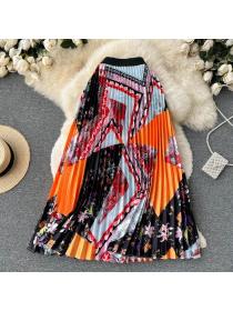 Fashion style Summer High waist Holiday beach dress for women