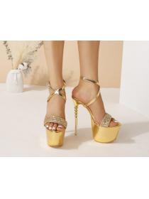 Summer open toe high-heeled platform sandals