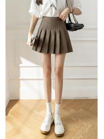 Korean style Summer Fashion Hot Plain Pleated Safety Short skirt for women