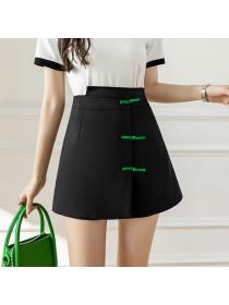 Korean style Summer Fashion Hot Plain A-line Safety Short skirt for women