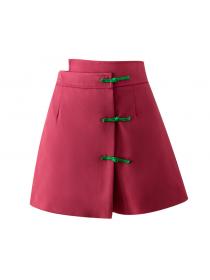 Korean style Summer Fashion Hot Plain A-line Safety Short skirt for women