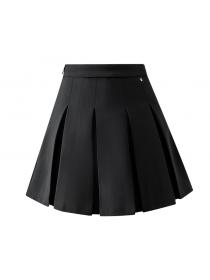 Korean style Summer Fashion Hot Pleated A-line Safety Short skirt for women