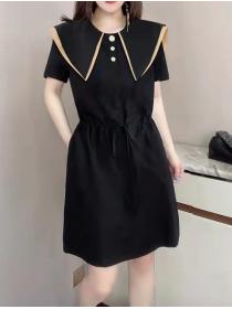 European Style Doll Collars Show Waist Dress