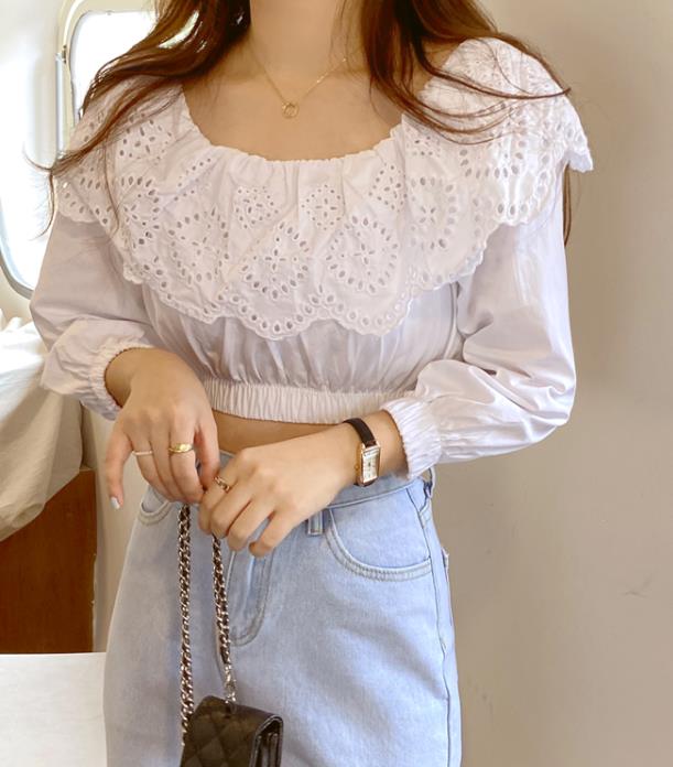 On Sale Short Style  Fashion Hollow Out Top