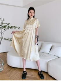 Chinese style Long Temperament Elegant dress