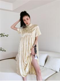 Chinese style Long Temperament Elegant dress