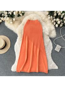 Outlet Fashion Loose Autumn Knitted Skirt for women