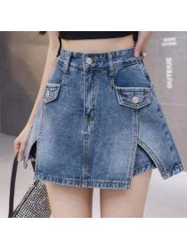 New style Sexy slim Short denim skirt