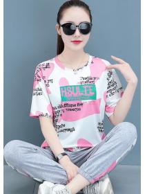 On Sale Letter Print Leisure Style Fashion Outfits