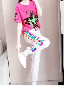 European Style Letter Printing  Leisure Outfits