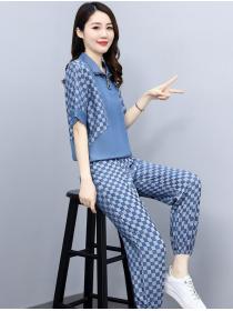 New style loose leisure cool breathable fashionable two-piece Outfits