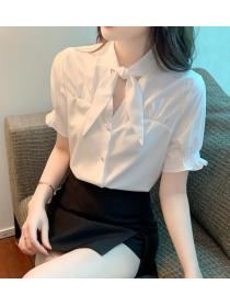 On Sale women's fashion bow top