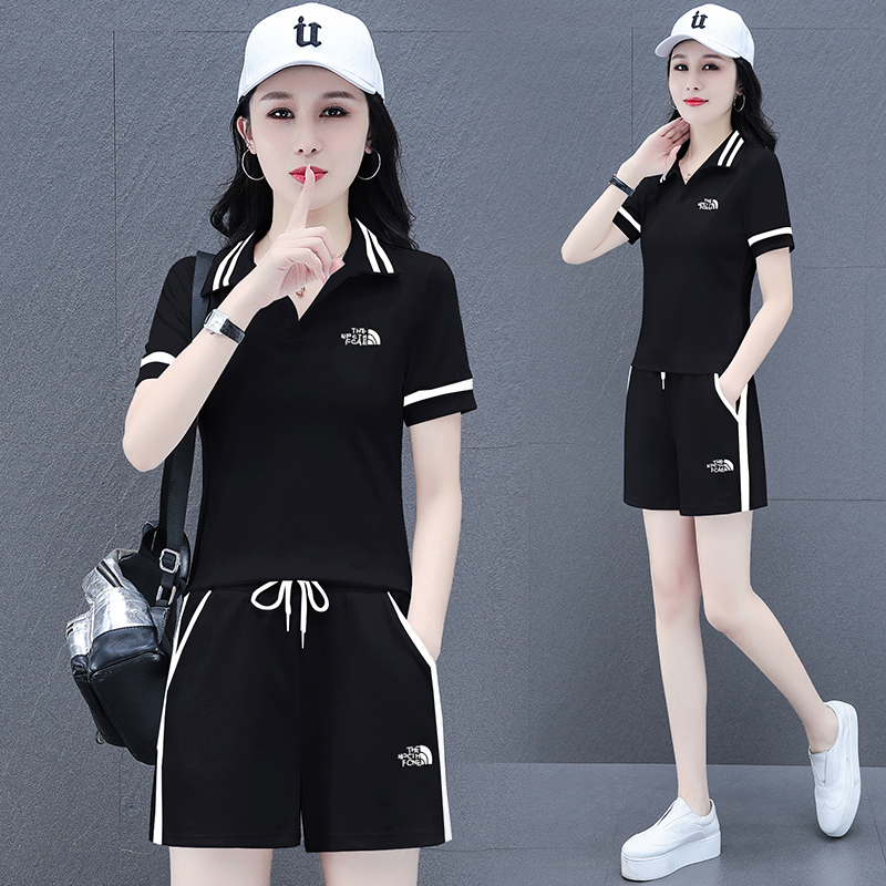On Sale Summer shorts Casual tops 2pcs set for women